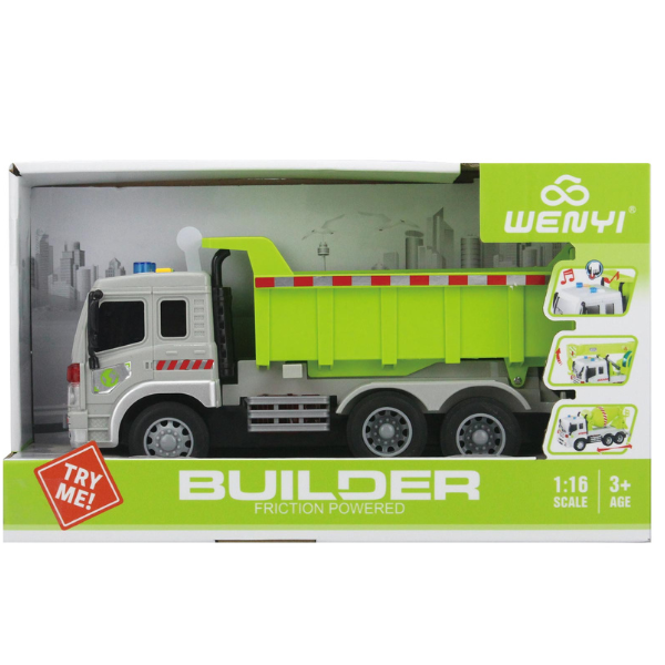 1:16 Camion de gunoi ecologic (lumină/sunet)