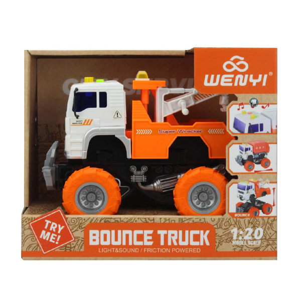 1:20 Camion cu cârlig și inerție, care sare (lumina/sunet)
