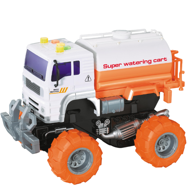 1:20 Camion cu rezervor de apă și inerție, care sare (lumina/sunet)