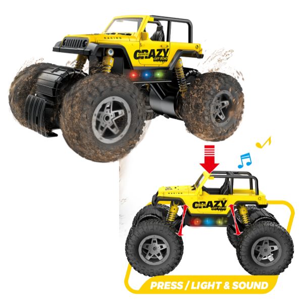 1:12 Monster Truck cu inerție (lumină/sunet)