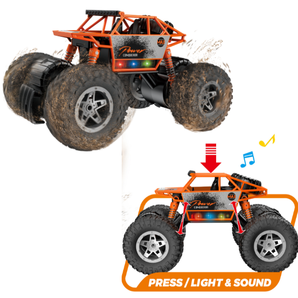 1:12 Vehicul de teren cu inerție (lumină/sunet)