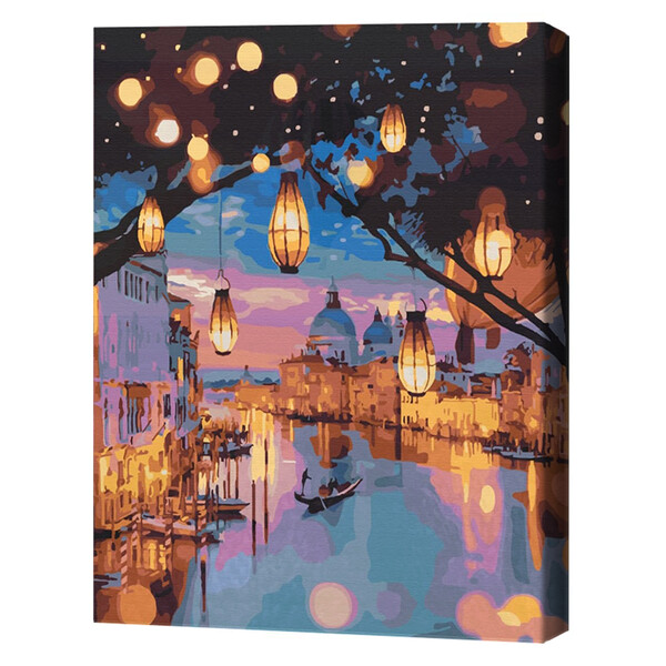 Cumpara  Creativitate/Logică - Pictură pe numere 40*50 сm (în cutie)  – Lumi..