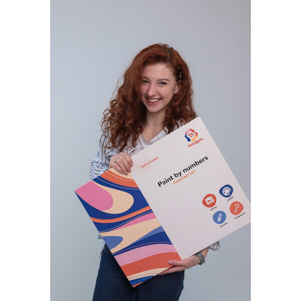 Pictură pe numere 40*50 cm (fără cutie) – Peisaj montan