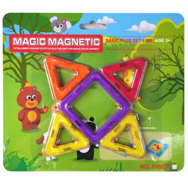 Set magnetic de construcție, 5 piese