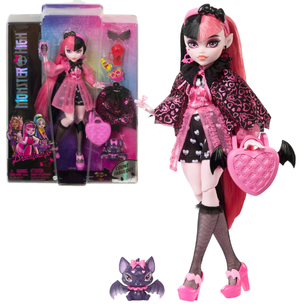 Set de joc Monster High “Draculaura și Contel..