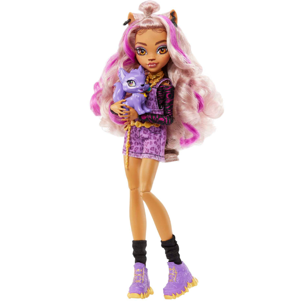 Set de joc Monster High “Clawdeen Wolf și Crescent”, cu accesorii