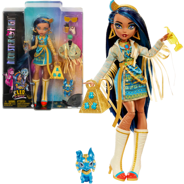 Set de joc Monster High “Cleo de Nile și Tut,..