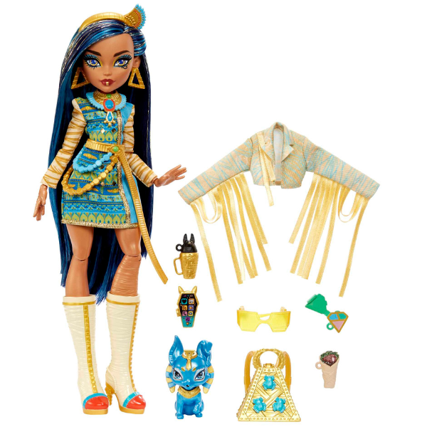 Set de joc Monster High “Cleo de Nile și Tut, cu accesorii
