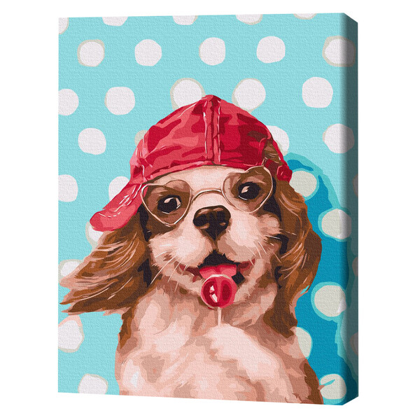 Cumpara  Picturi prin numere - Pictură pe numere 40*50 cm (în cutie) – Câine..