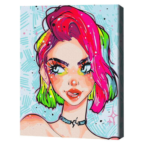 Cumpara  Creativitate/Logică - Pictură pe numere 40*50 сm (în cutie) – Lady ..