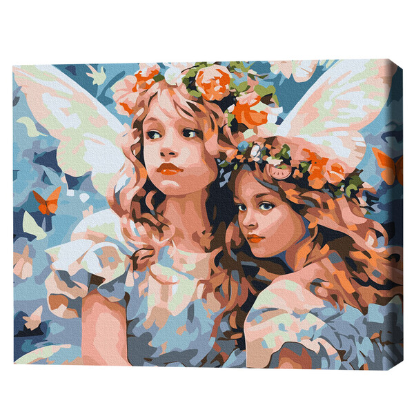 Cumpara  Creativitate/Logică - Pictură pe numere 40*50 сm (în cutie) – Înger..