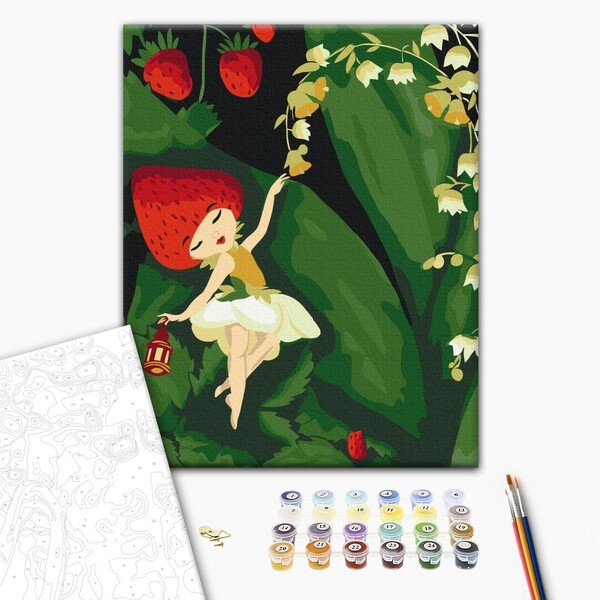Pictură pe numere 30*40 сm (fără cutie) – Zâna Sunberry