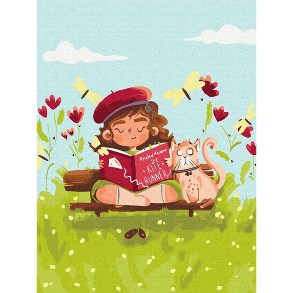 Pictură pe numere 30*40 сm (fără cutie) – Zână în vacanță