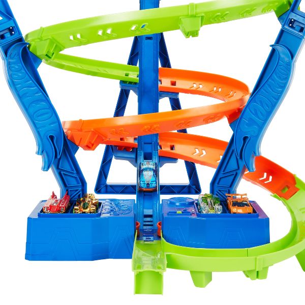 Hot Wheels pistă “Accidentul în spirala de viteză”