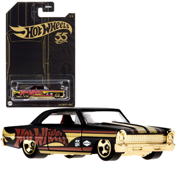 Hot Wheels 1:64 „Chrome” Colecție aniversară, în asortiment