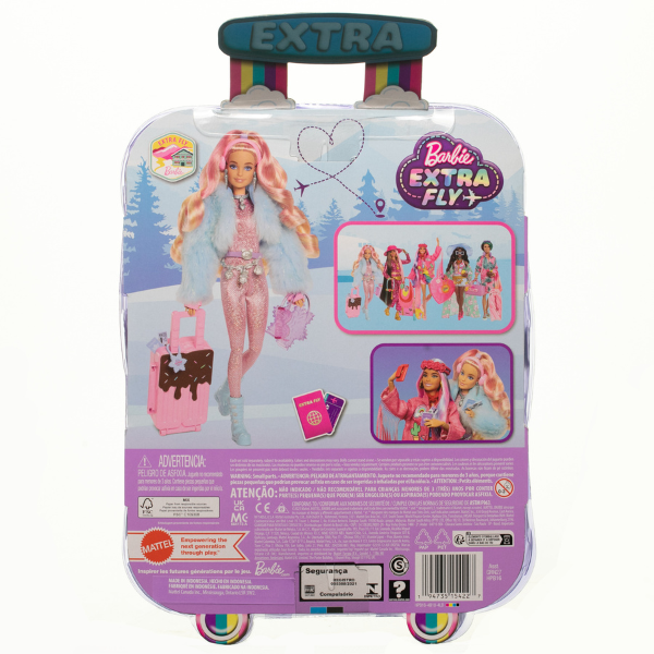 Набор Barbie Экстра” Зимняя красавица едет в отпуск”
