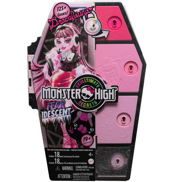 Set de joc Monster High “Draculaura și Secrete din șifonier”, cu accesorii