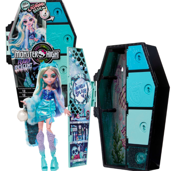 Игровой набор Monster High “Лагуна Блю и Секреты в ее шкафу “, с аксессуарами