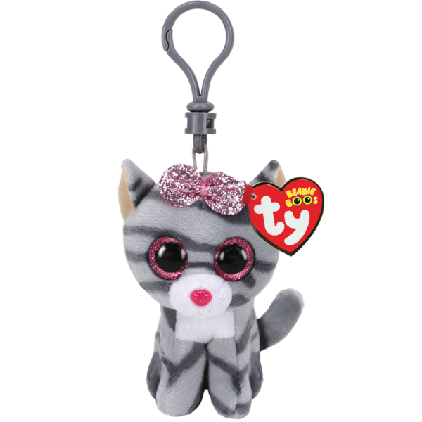 Breloc – Pisica Kiki 12 cm (Beanie Boos)..