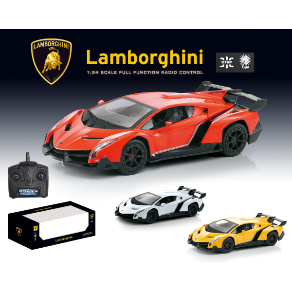 Lamborghini 1:24 cu telecomandă, 3 сulori