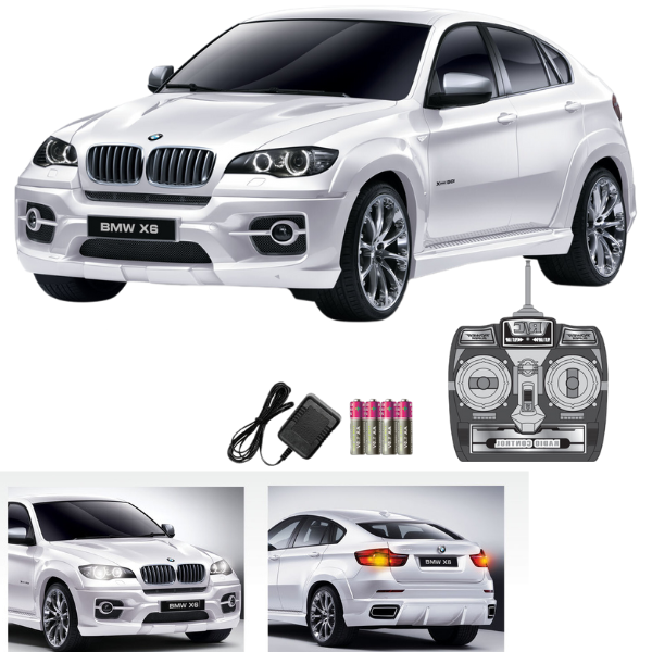 BMW X6 1:10 cu telecomandă și baterie de 7,2V