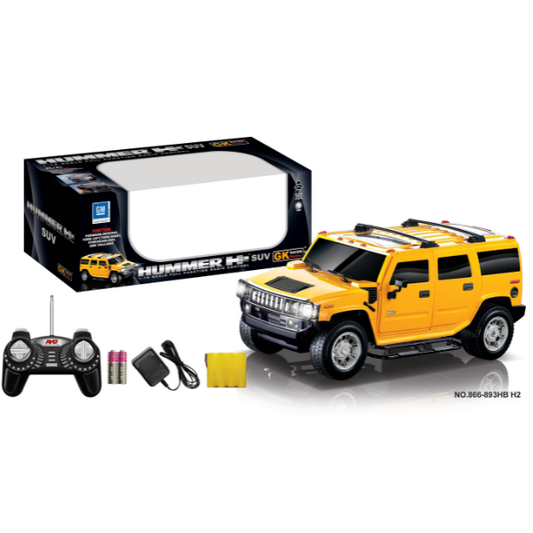 Hummer H2 1:16 cu telecomandă  și baterie de 6V