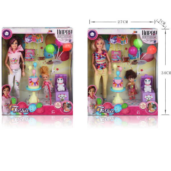Set de joc „Surpriza de Zi de Naștere”, 30 cm, 2 modele