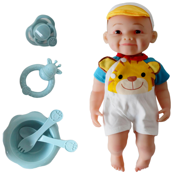 Bebe în costum cu tigru, 30 cm