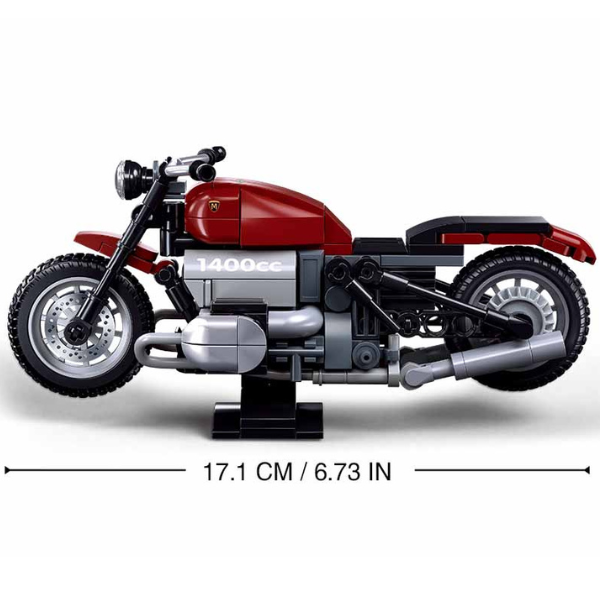 Конструктор “Мотоцикл R18MS”, масштаб 1:12, 222 элем.