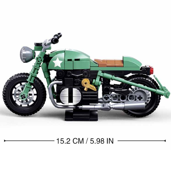 Конструктор “Мотоцикл R75MS”, масштаб 1:12, 215 элем.