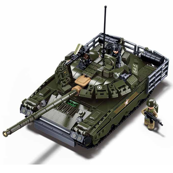 Конструктор “Основной боевой танк T-80BVMs”, масштаб 1:35, 768 элем.