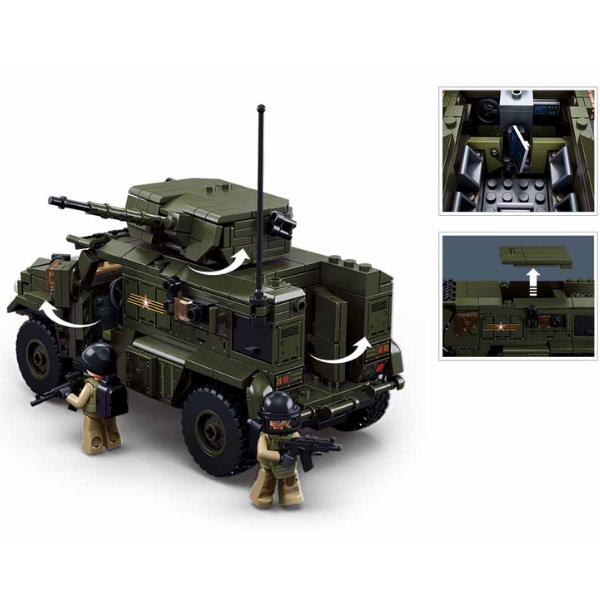 Set de construcție „Vehicul blindat de asalt Typhoon VDVs”, scara 1:35, 471 elem.
