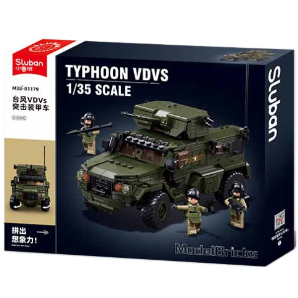 Set de construcție „Vehicul blindat de asalt Typhoon VDVs”, scara 1:35, 471 elem.