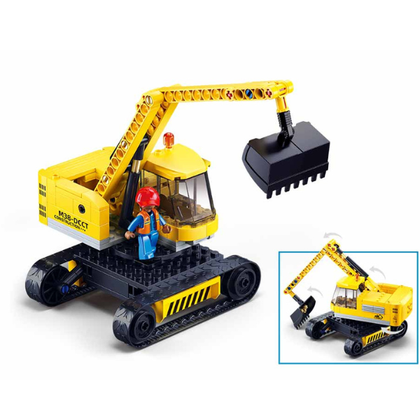 Set de construcție ”Excavator mic E6”, 138 elem.