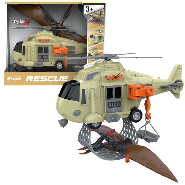1:16 Elicopter cu dinozaur (lumini ..