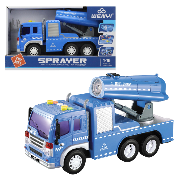 1:16 Camion pulverizator cu inerție (lumini /sunete)