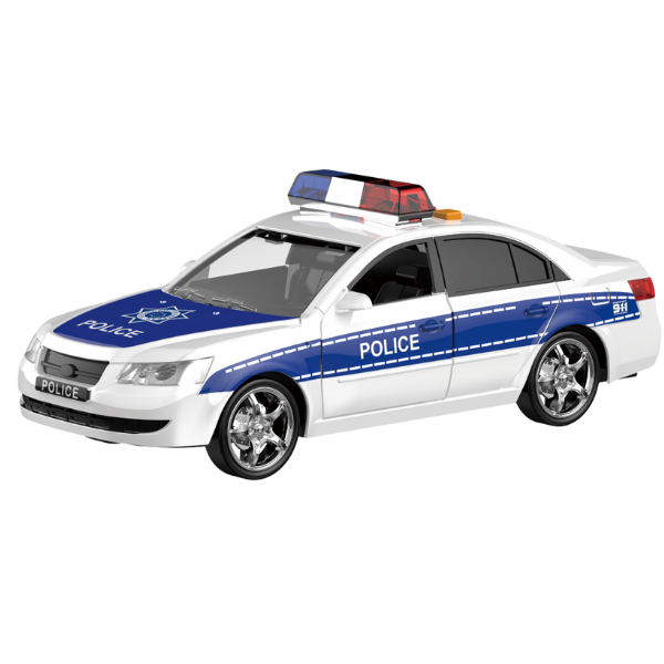 1:16 Mașină cu de poliție, cu inerție (lumina / sunet)