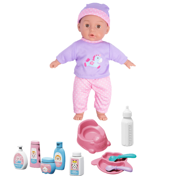 Set de joc „Bebeluş în pijama”