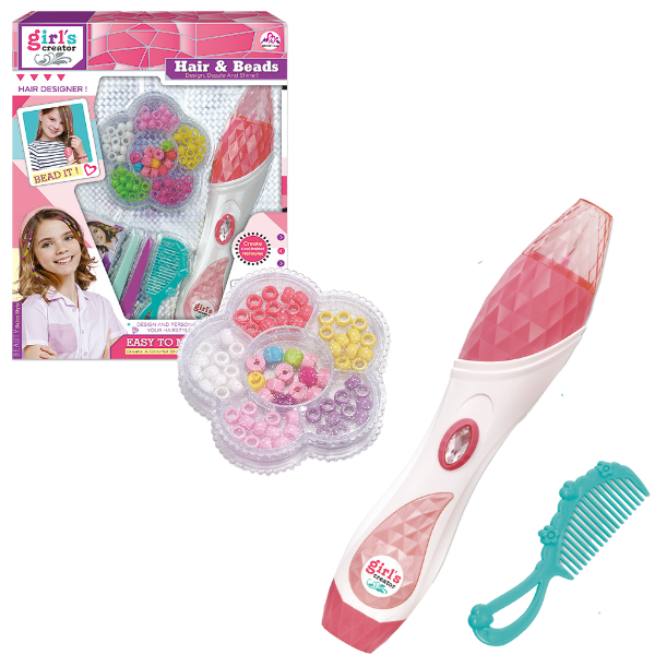 Set pentru decorarea părului cu mărgele