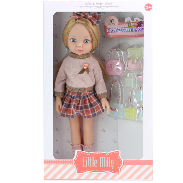 Păpușa „Mica Milly” cu accesorii, 33 cm