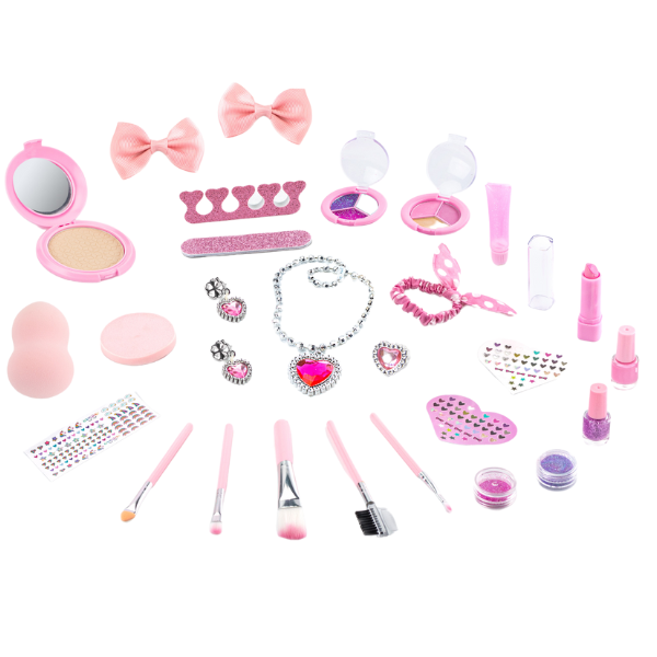 Geantă cu tortițe “Unicorn” cu produse cosmetice și accesorii