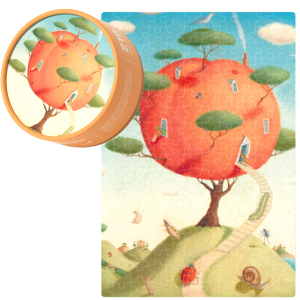 Puzzle „Paradisul piersicului”, serie de buzunar, 216 elem.