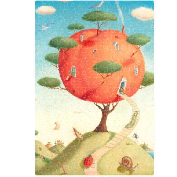 Puzzle „Paradisul piersicului”, serie de buzunar, 216 elem.