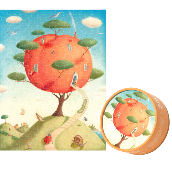 Puzzle „Paradisul piersicului”, serie de buzunar, 216 elem.
