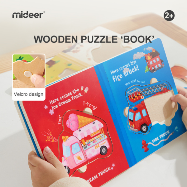 Carte-puzzle cu velcro “Trafic aglomerat”