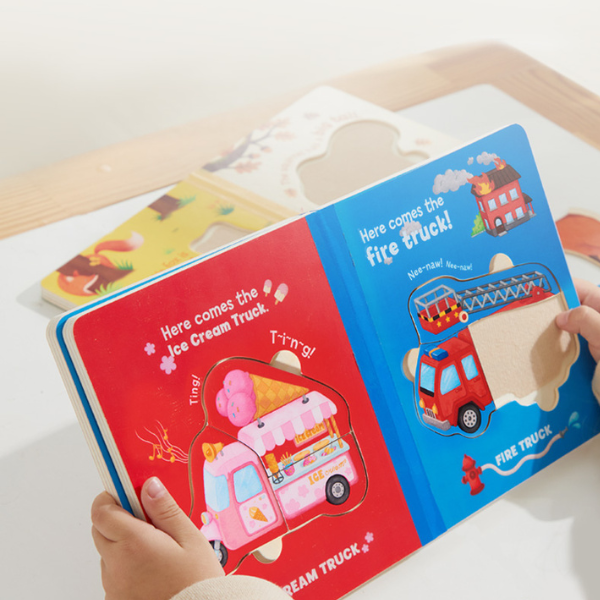 Carte-puzzle cu velcro “Trafic aglomerat”