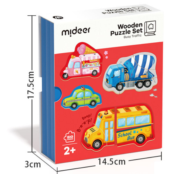 Carte-puzzle cu velcro “Trafic aglomerat”