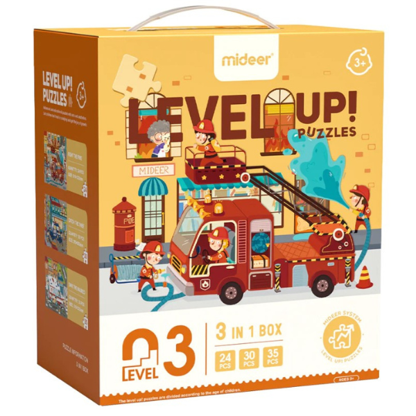 Seria de puzzle-uri „Salvatorii orașului”, 3 în 1, nivelul 3