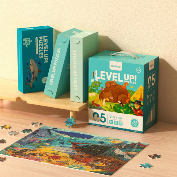 Seria de puzzle-uri „Aventură minunată”, 3 în 1, nivelul 5