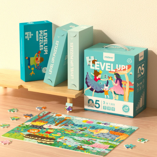 Seria de puzzle-uri „Lumea magică”, 3 în 1, nivelul 5